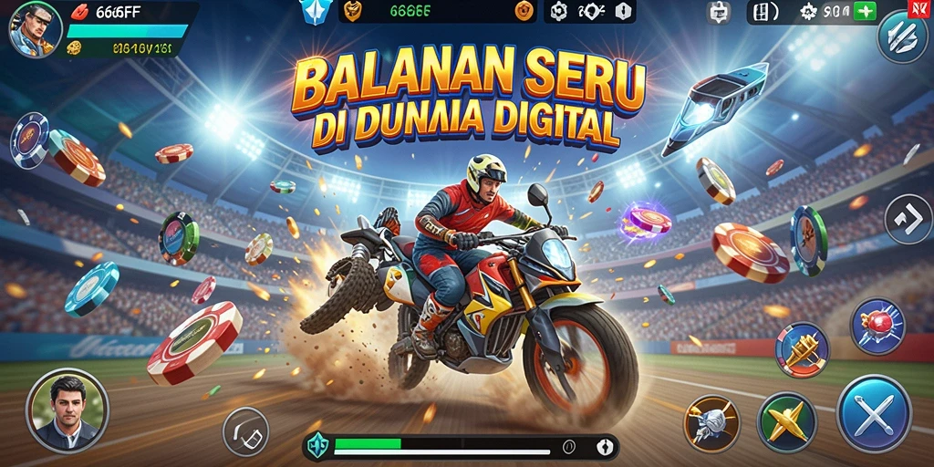 Tampilan gameplay Racing yang mendebarkan di 666FF.
