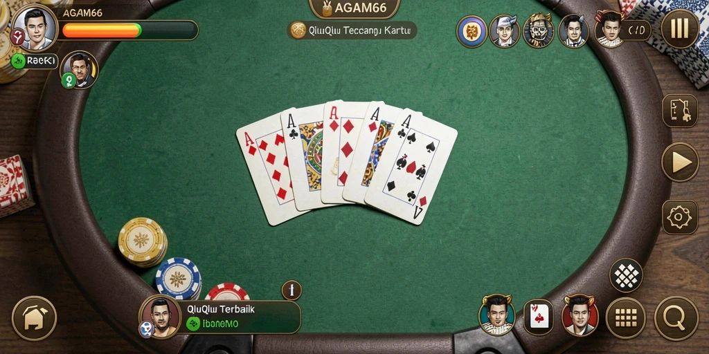 Screenshot gameplay QiuQiu AGAM66 yang menarik