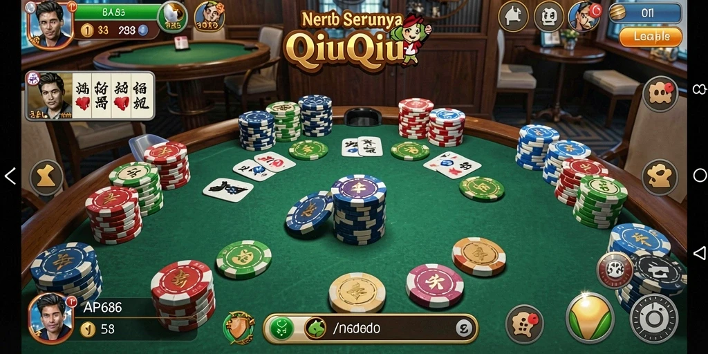 Tangkapan layar gameplay QiuQiu yang menegangkan dan menyenangkan.