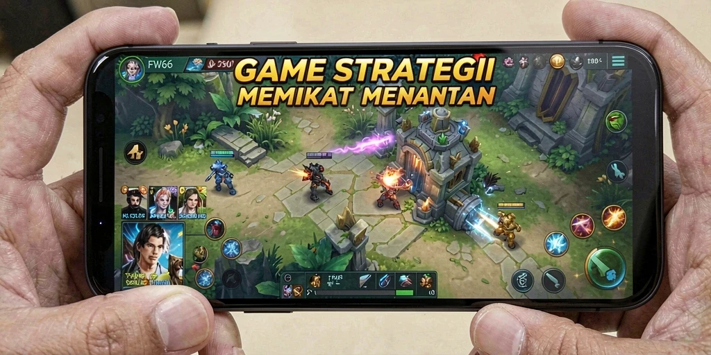 Tampilan menarik dari gameplay strategis FW66 yang mendebarkan.