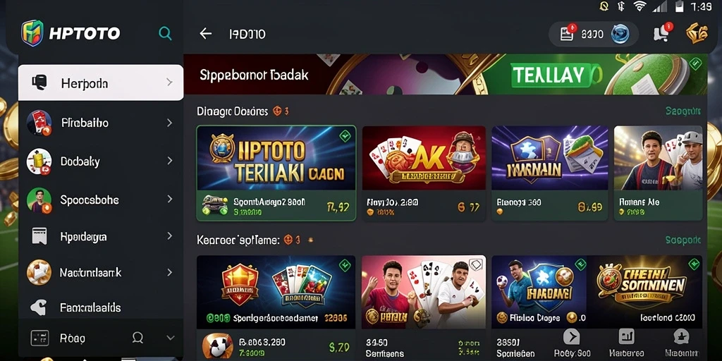 Tampilan menarik dari gameplay HPTOTO yang penuh aksi.