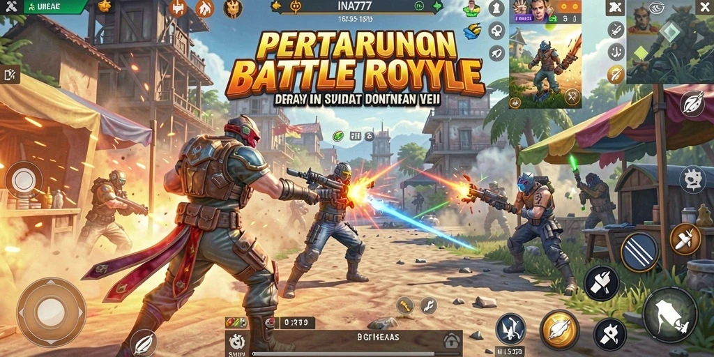 Gameplay intens di arena tempur seru INA777.
