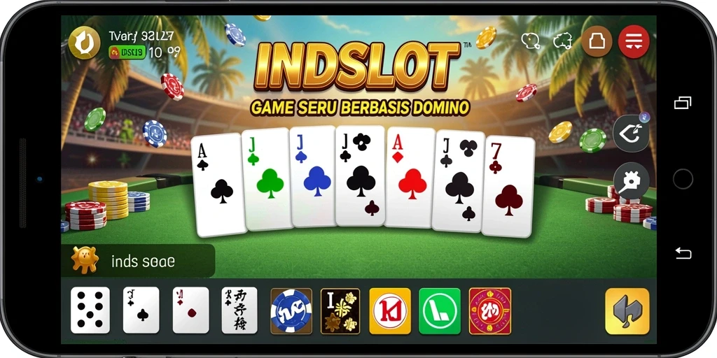 Tampilan karakter dan meja permainan yang menarik di INDSLOT.