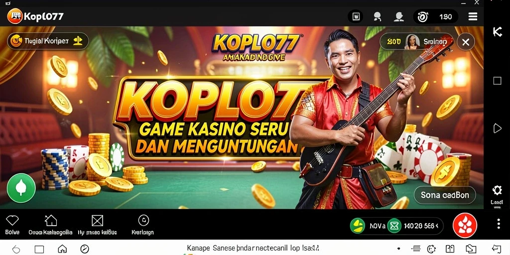 Tampilan gameplay KOPLO77 yang menarik dan mendebarkan.