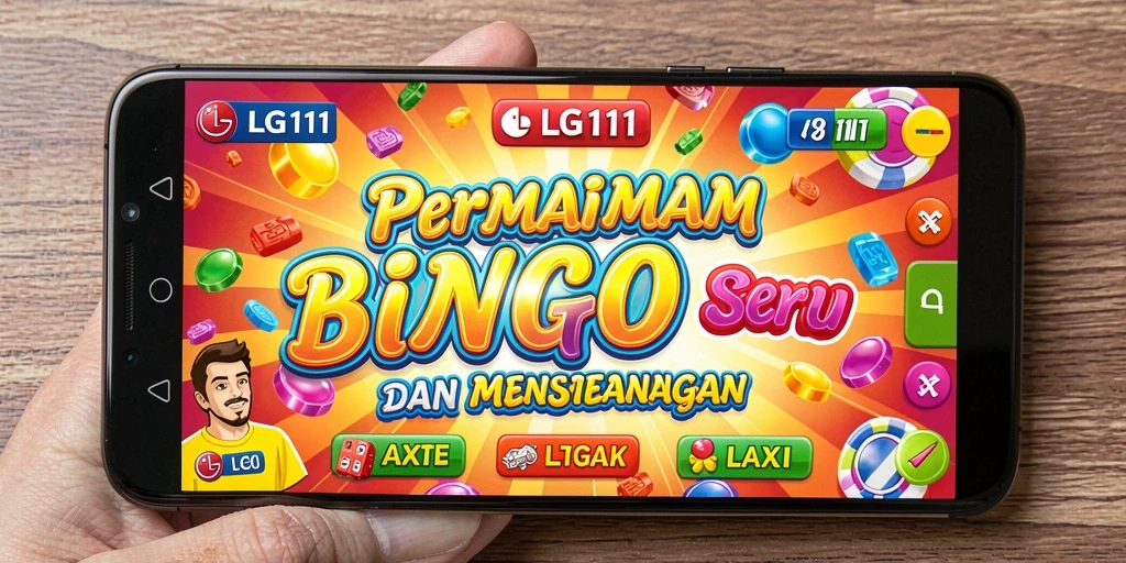 Tampilan gameplay Bingo yang menarik dan penuh warna.