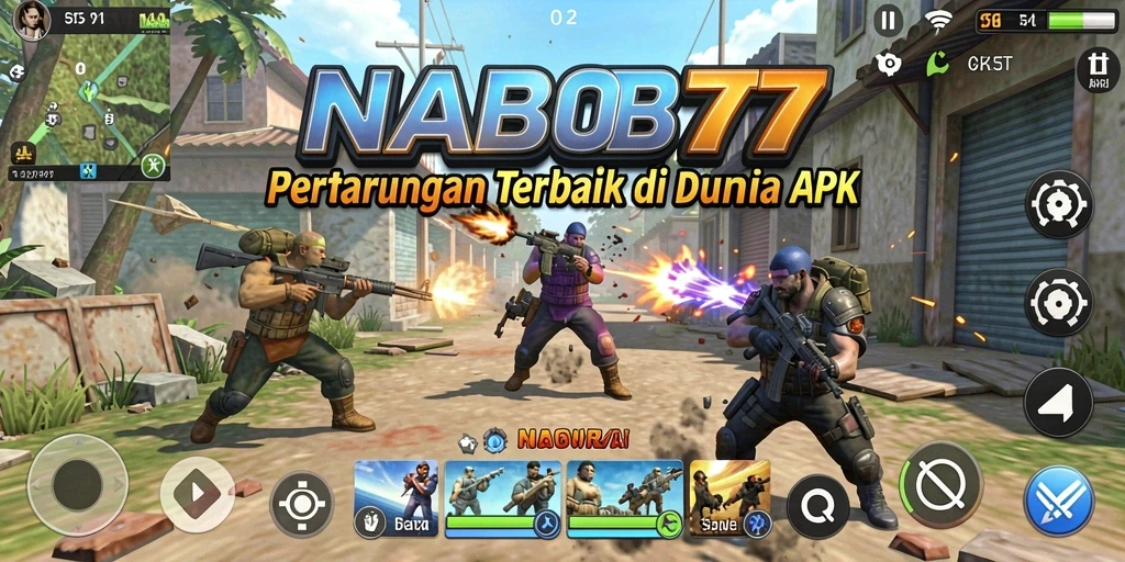 Tampilan aksi seru dalam permainan Fighting NABOB77.