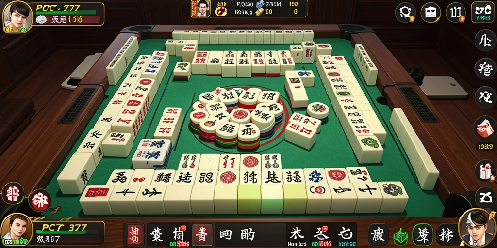Tampilan gameplay Mahjong PC777 yang menantang dan seru.