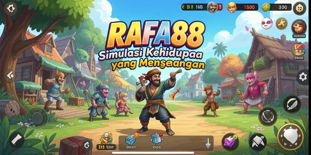 Tampilan utama gameplay RAFA88 dengan pengalaman simulasi yang mendalam.