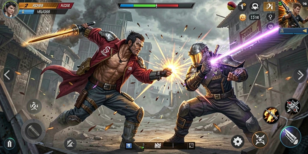 Gameplay seru RDI88 dengan pertarungan aksi menegangkan.