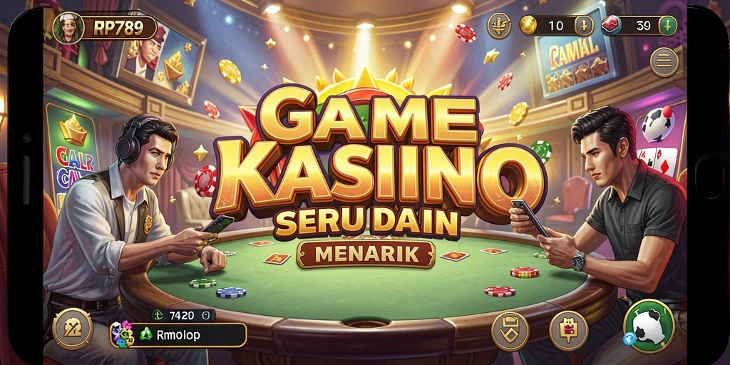 Tangkapan layar utama RR789 memperlihatkan gameplay Kasino yang seru dan mendebarkan.