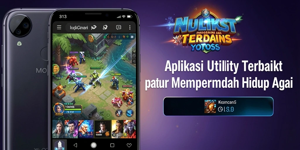 Tampilan utama S13 dengan berbagai fitur utility yang memudahkan pengguna.
