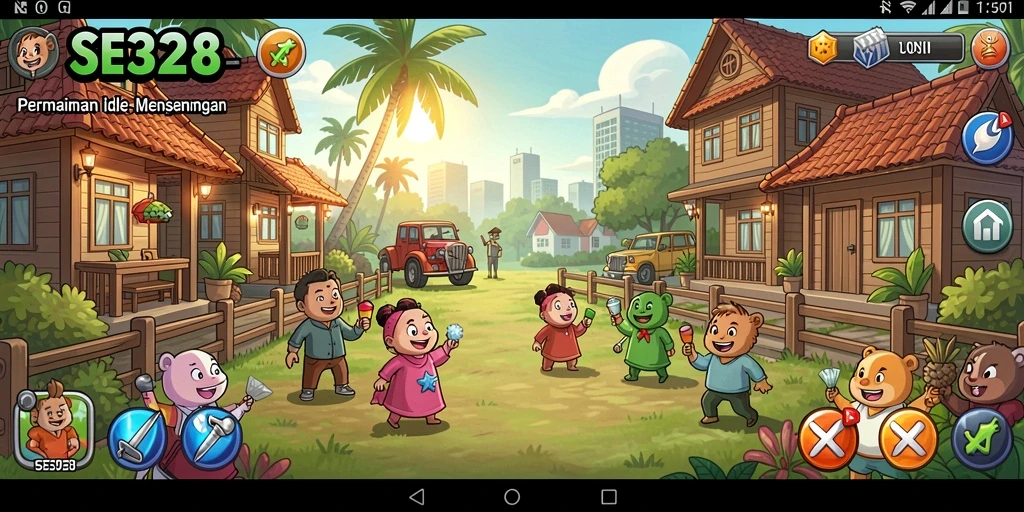 Tampilan gameplay SE328 yang santai dan menarik