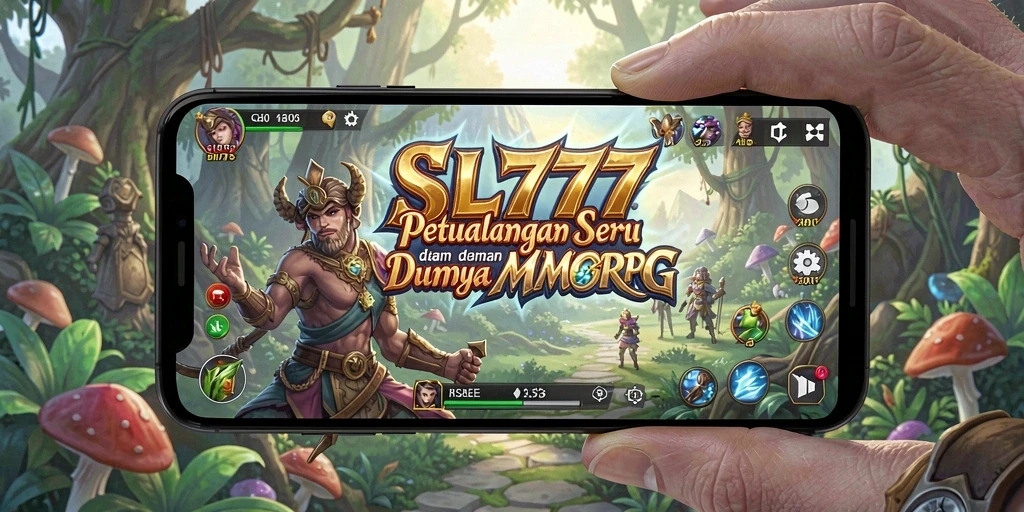 Tangkapan layar SL777 menampilkan aksi seru dalam gameplay MMORPG.