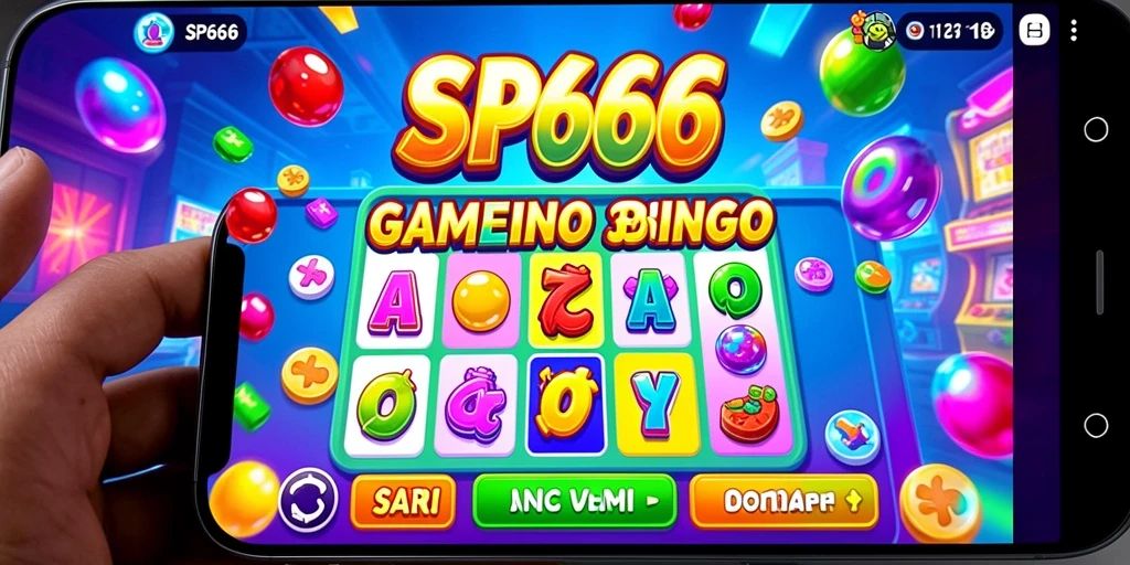 Screenshot game SP666 menunjukkan momen seru permainan Bingo.