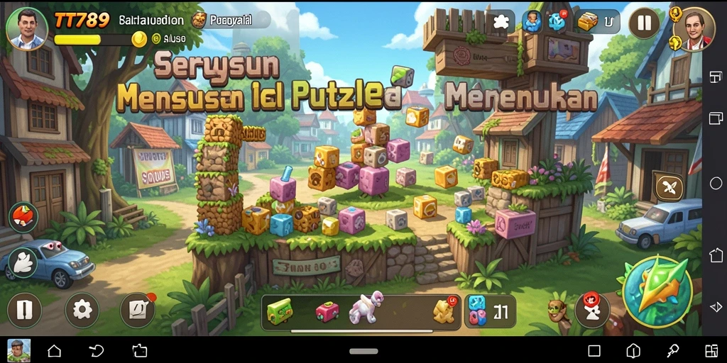 Screenshot gameplay TT789 menampilkan pencarian puzzle yang menantang dan mengasyikkan.
