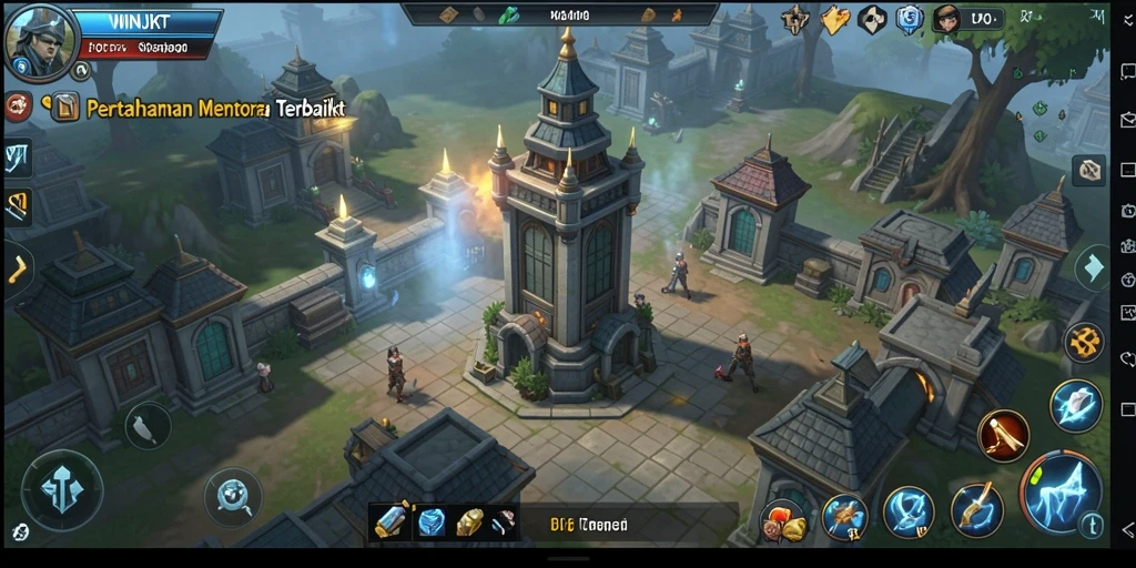Gameplay menantang dengan strategi pertahanan yang mendebarkan.